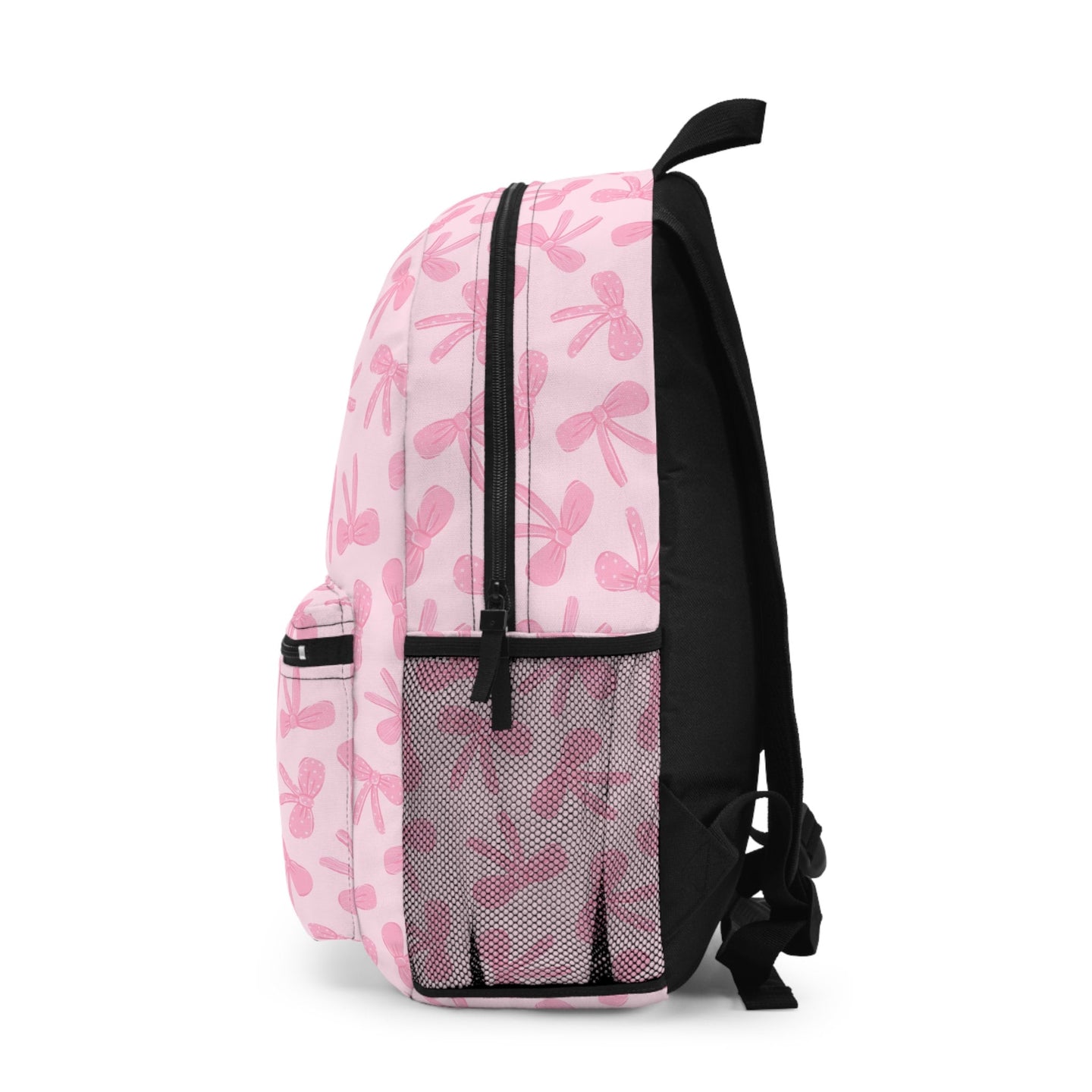 Personalized Backpack Pink Coquette Bow, Back to school girls bag Kids toddler Backpack, Gifts for kids Girls Backpack, custom daycare bag